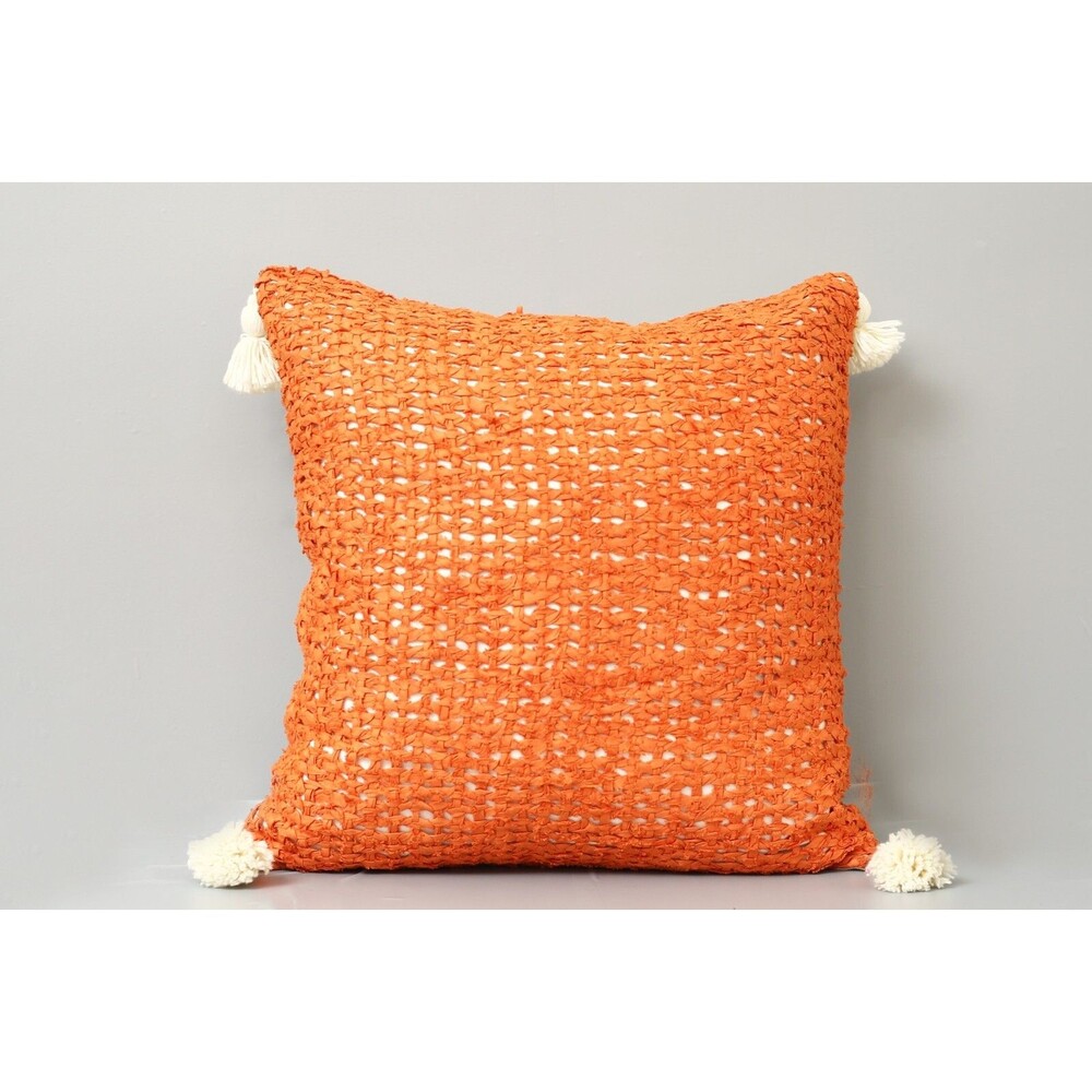 2 PCS Knitted Cushion Cover Square Throw Pillow Case Sofa Decor Crochet 278418